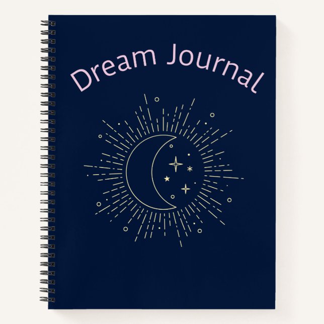 Dream Journal - Soleil cosmique Vintage, Lune et é (Devant)