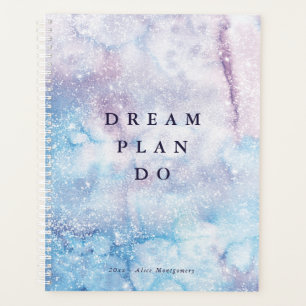 Dream, Plan, Do - Aquarelle violet Universe