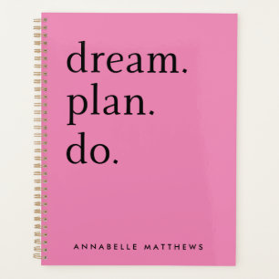 Dream Plan Do   Moderne minimaliste rose vif
