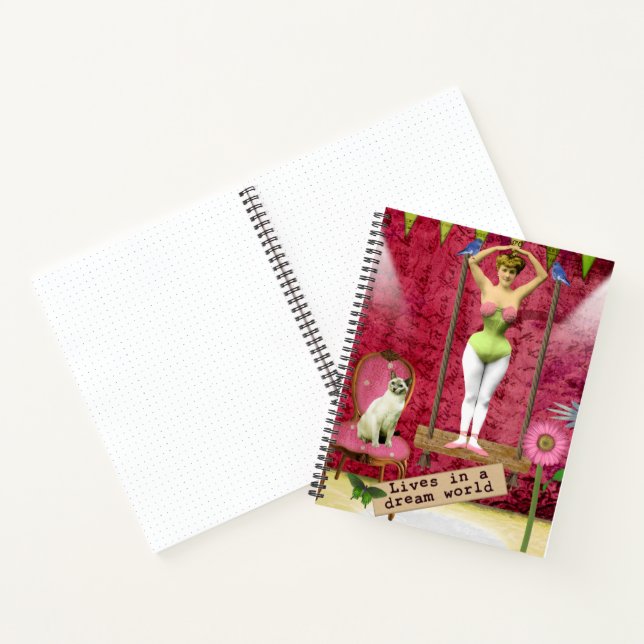 Dream World Vintage Funky Ballerina Bullet Journal (Intérieur)