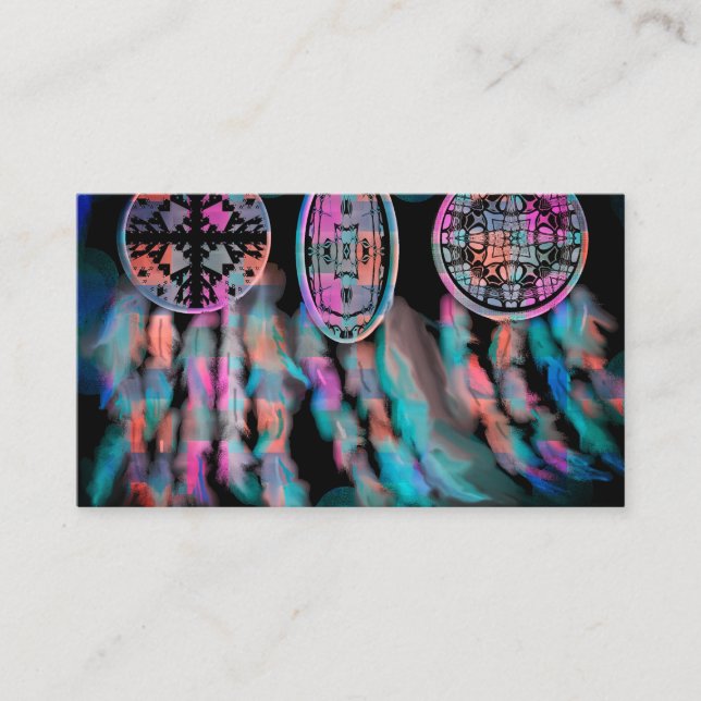 DreamCatcher Dreamcatchers Cartes de visite psychi (Devant)