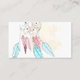DreamCatcher Dreamcatchers Cartes de visite psychi