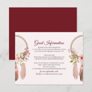 Dreamcatcher   Insertion de la carte d'information