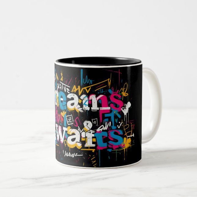 Dreams Attend : Une Mug Qui Inspirera (Devant droit)