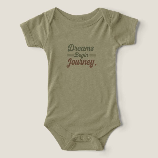 Dreams Begin Journey T-shirt (Design Recto)