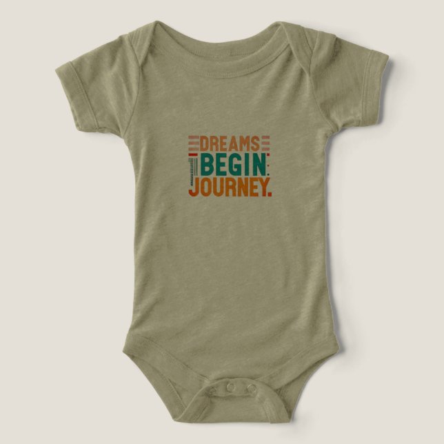 Dreams Begin Journey T-shirt (Design Recto)