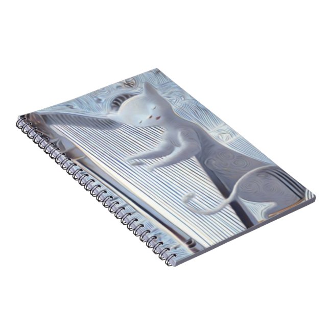 Dreamscape Cat Harp – Cahier (Côté Droit)