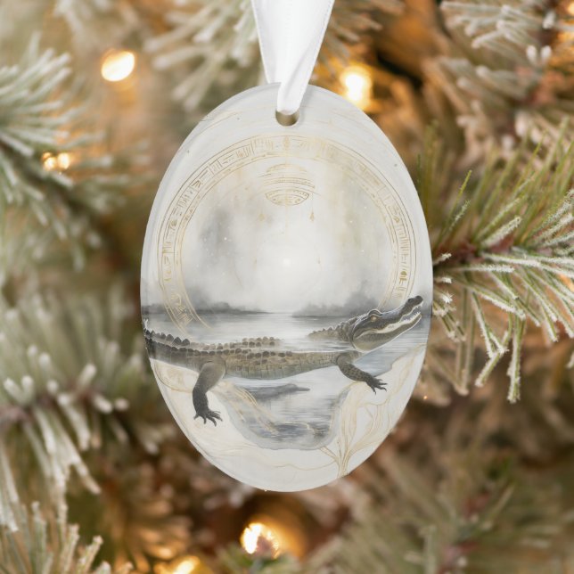 Dreamwoven Guardian Alligator Ornament (Arbre)
