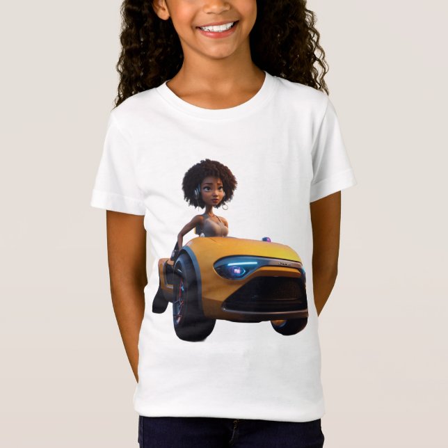 Dreamy Car & Baby T-Shirt (Devant)