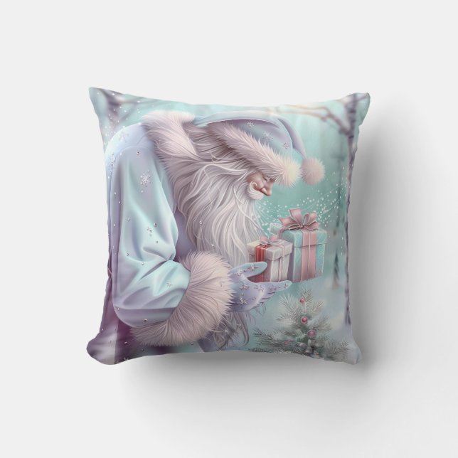 Dreamy Christmas Père Noël Throw Oreiller (Recto)