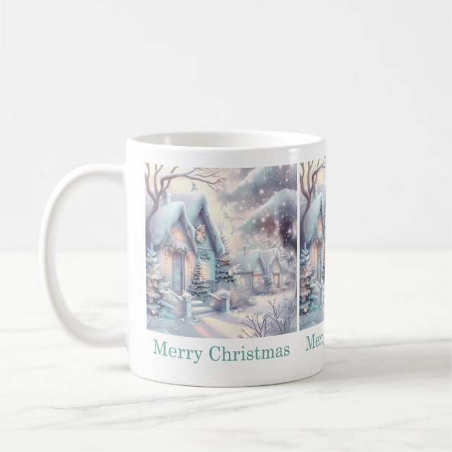Dreamy Christmas Village Mug (Gauche)