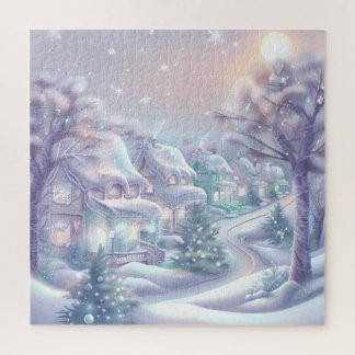 Dreamy Christmas Village Puzzle