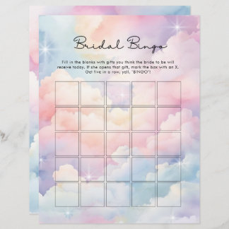 Dreamy Cloud Neuf Bridal Bingo Jeu