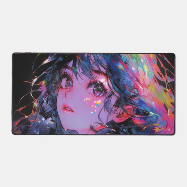 Dreamy Color Splash Anime Girl (Recto)