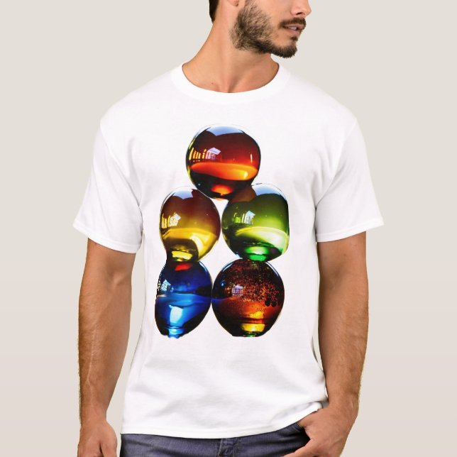 Dreamy Colorful Bubble T-shirt design (Devant)