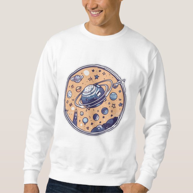 Dreamy Cosmic Sphere Sweatshirt (Devant)