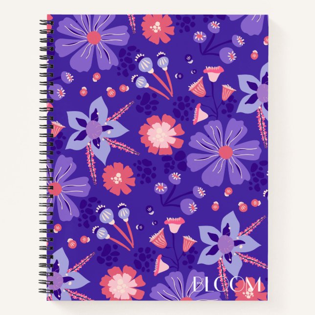Dreamy Florals Linals Journal - Travail, Etude, Id (Devant)