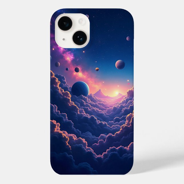Dreamy Galaxy Space Art coque iphone (Verso)