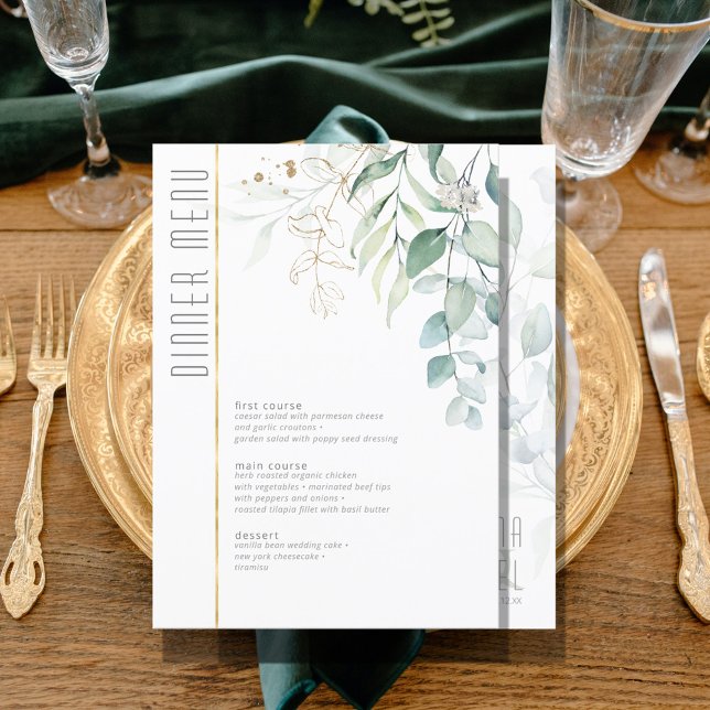 Dreamy Green Mariage Menu V2 Green/Blue ID817 (Créateur téléchargé)