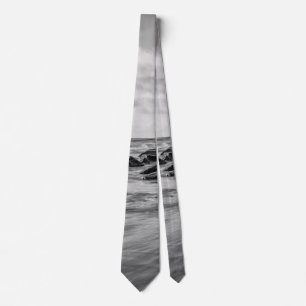 Dreamy Jettie Grayscale Cravate