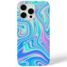 Dreamy Neon Swirls iPhone 15 Pro Coque