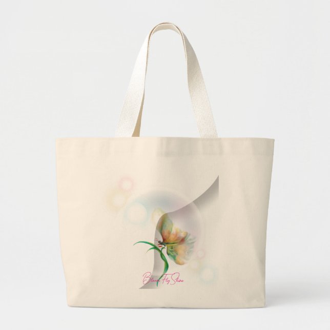 Dreamy Pastel Butterfly sac fourre-tout Abstrait (Devant)