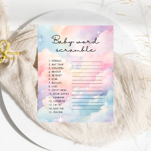 Dreamy Stars Baby Word Scramble Jeu