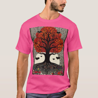 Dreamy Whimsical Nature T-Shirt Design