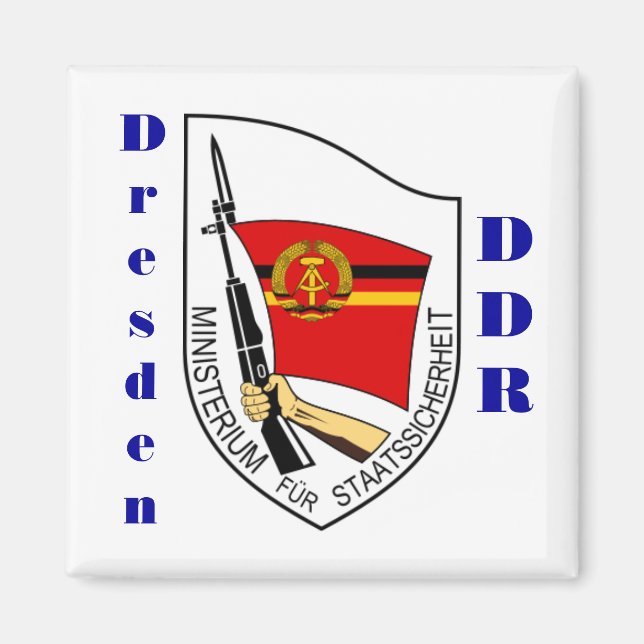 Dresde, Allemagne Stasi Magnet (Devant)