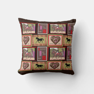dressage cheval équine coussin