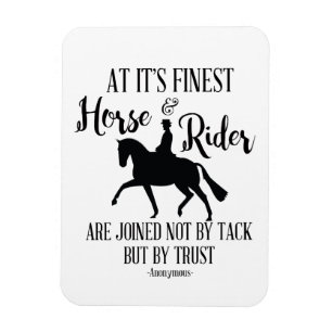 Dressage Horse et Rider Citation Magnet