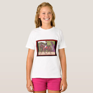 Dressage Horse Style anglais cheval tshirt d'équit