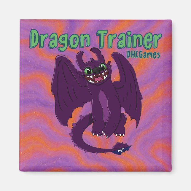 Dresseur de dragons Petit aimant (Devant)