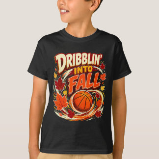 Dribblin en automne t-shirt de basketball pour gar