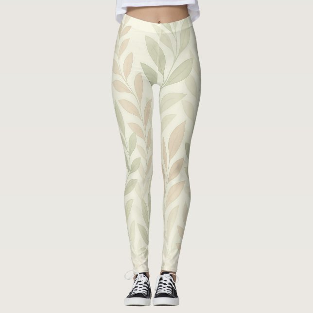 Drift Botanique – Leggings Douces Inspirées de la  (Devant)