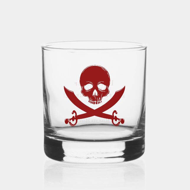 "Drink Deep, Sail Fast" Verre à Whisky de la gamme (Recto)