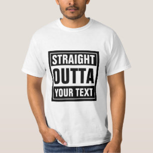 DROIGHT OUTTA typographie t-shirts   Personnalisez