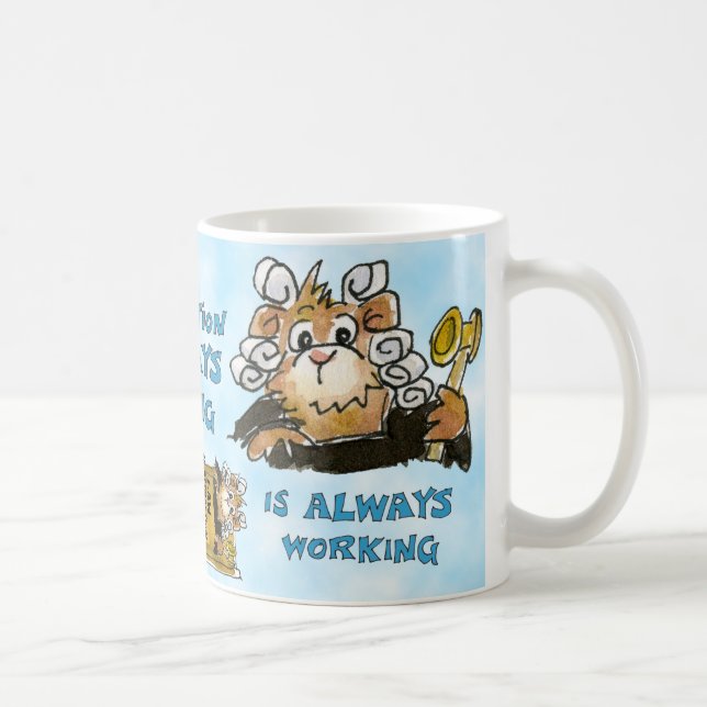 Droit de l'attraction toujours de travail Mug (Droite)