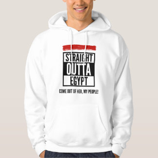 Droit devant le Sweat - shirt à capuche égyptien
