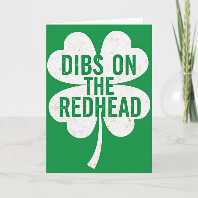 Droit sur la carte irlandaise de la rousse (Devant)