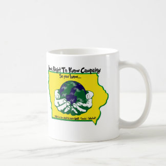 Droite de l'Iowa de connaître la tasse de campagne