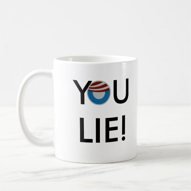 Droitier vous mensonge ! Tasse (Gauche)