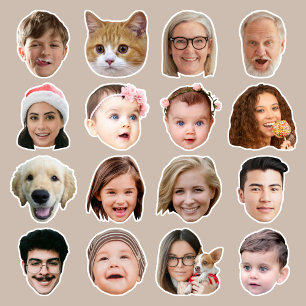 Drôle 16 Photos Sticker Vinyl Coupé Personnalisé