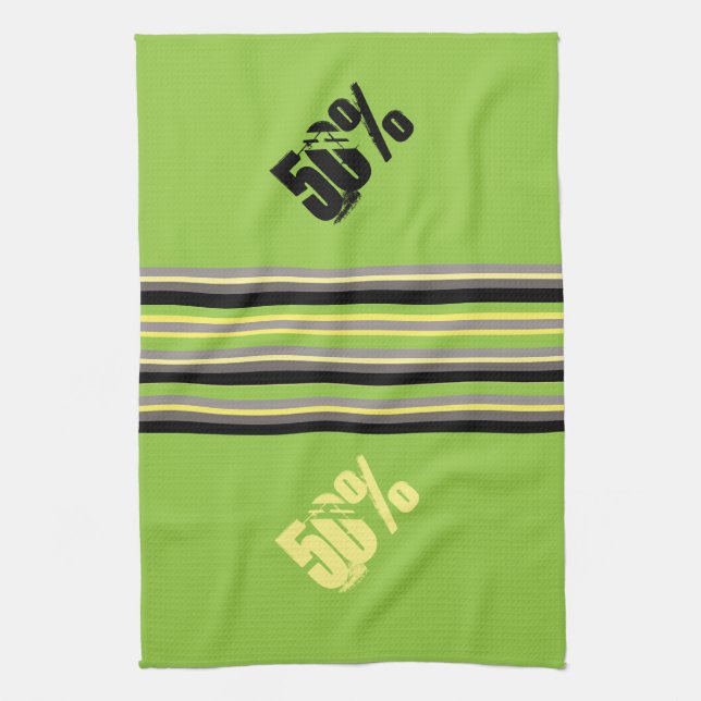 Drôle 50 / 50 Serviette Couple (Vertical)