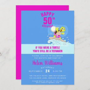 Drôle 50ème anniversaire invitation