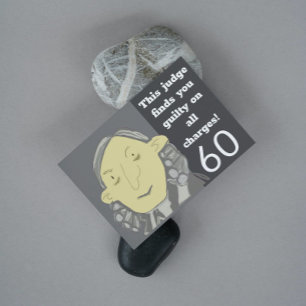 drôle 60e anniversaire de carte