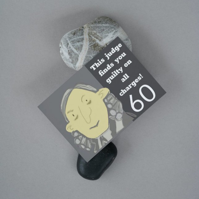 drôle 60e anniversaire de carte (Créateur téléchargé)