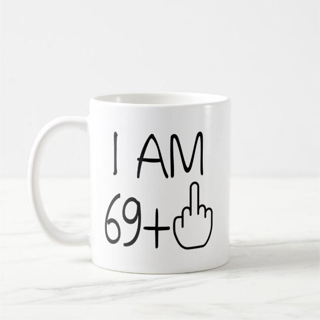 Drôle 70e anniversaire de café Mug (Gauche)