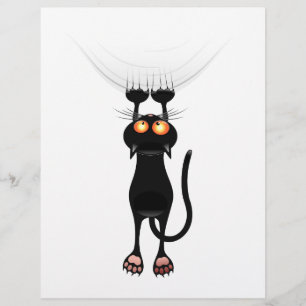 Drôle Accrocher sur le chat