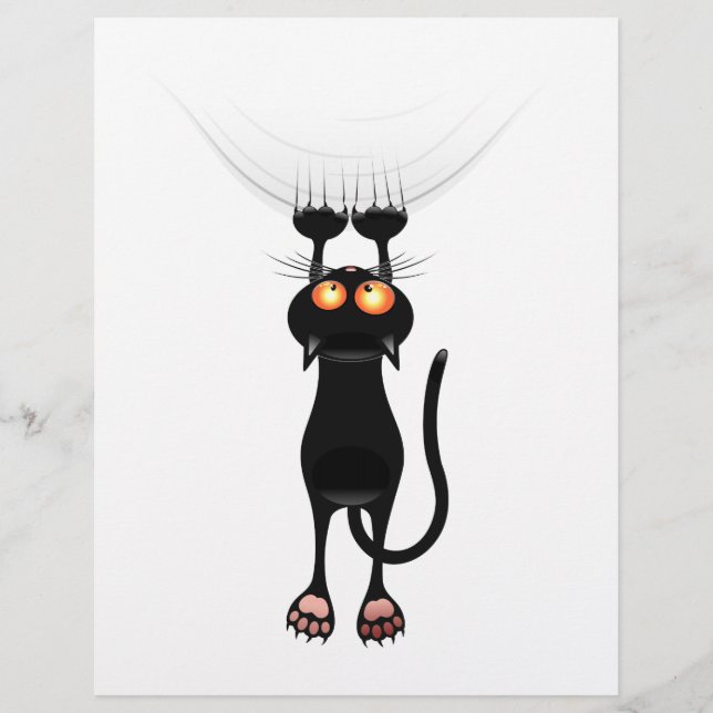 Drôle Accrocher sur le chat (Devant)